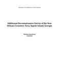 Additional reconnaissance survey of the New Orleans Cemetery area, Sapelo Island, Georgia by Nicholas Honerkamp