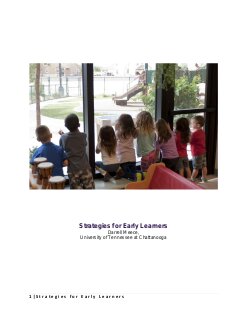 Strategies for Early Learners